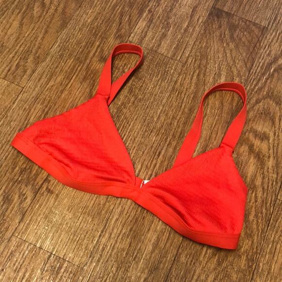 Vitamin A Cheryl Bikini Swim Top in Red Size 12 - Picture 5 of 10